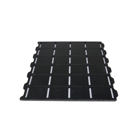 Square semi-open cast iron floor for sow