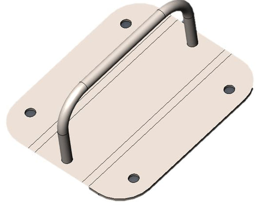 #SS HANDLE FOR WITH FIXATION PLATE
