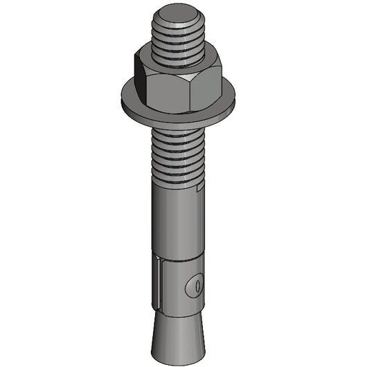 CONCRETE ANCHOR 3/8 X 2.75 WITH NUT AND WASHERS, SS
