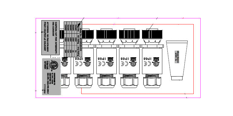 *GESTAL M20 IP68 ASSEMBLED MALE CONNECTOR - 5 UNITS KIT