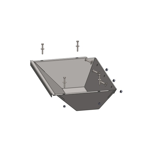 TROUGH FOR 3G STALL WITH DOUBLE BEND, V12 AND LESS, SS