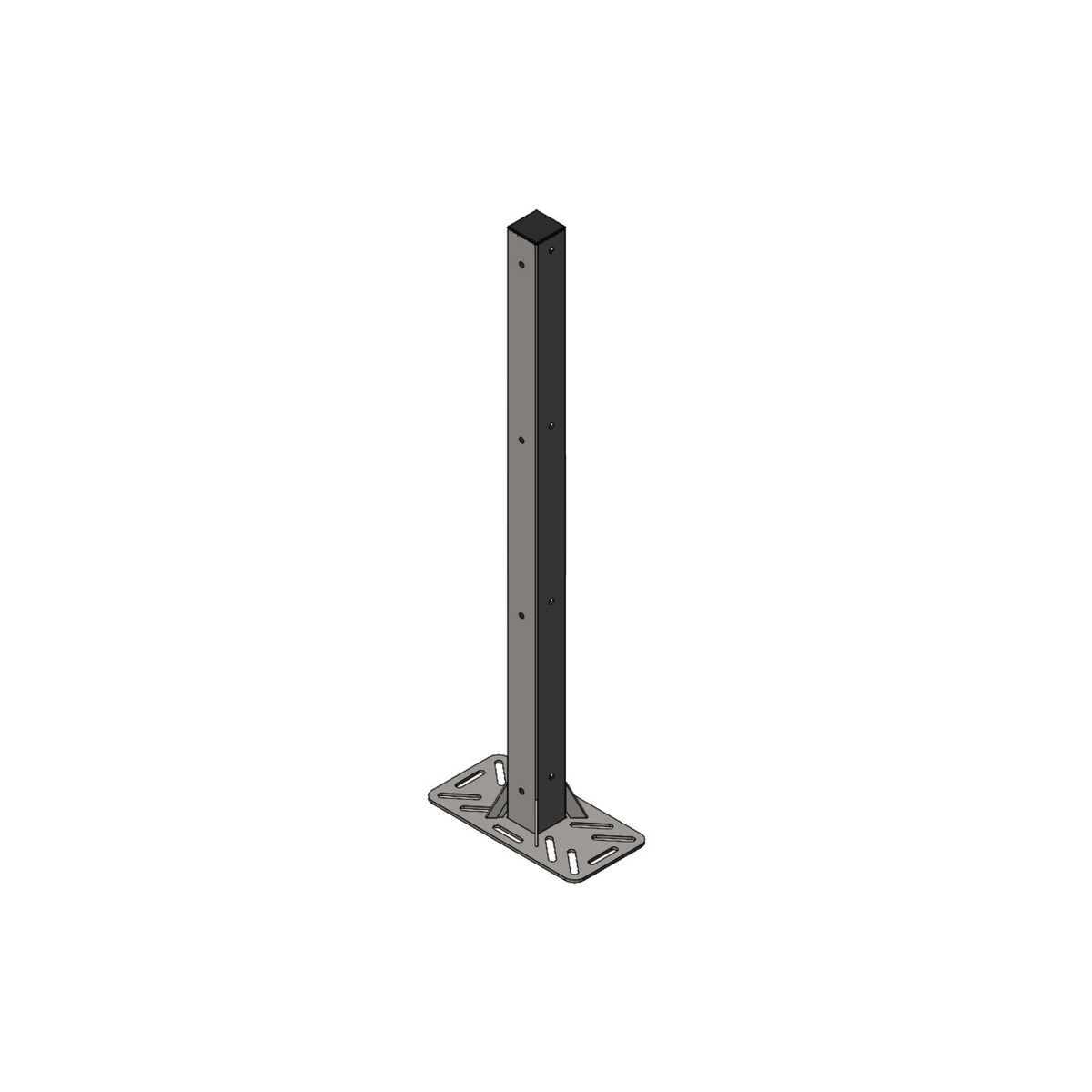 Post Stand STANDARD POST WITH FLOOR PLATE — Jyga Technologies