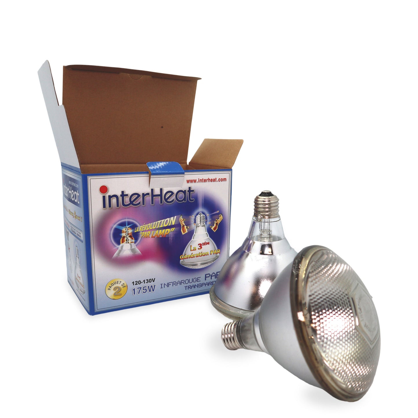 INTERHEAT - HEATING LIGHT BULB 175W