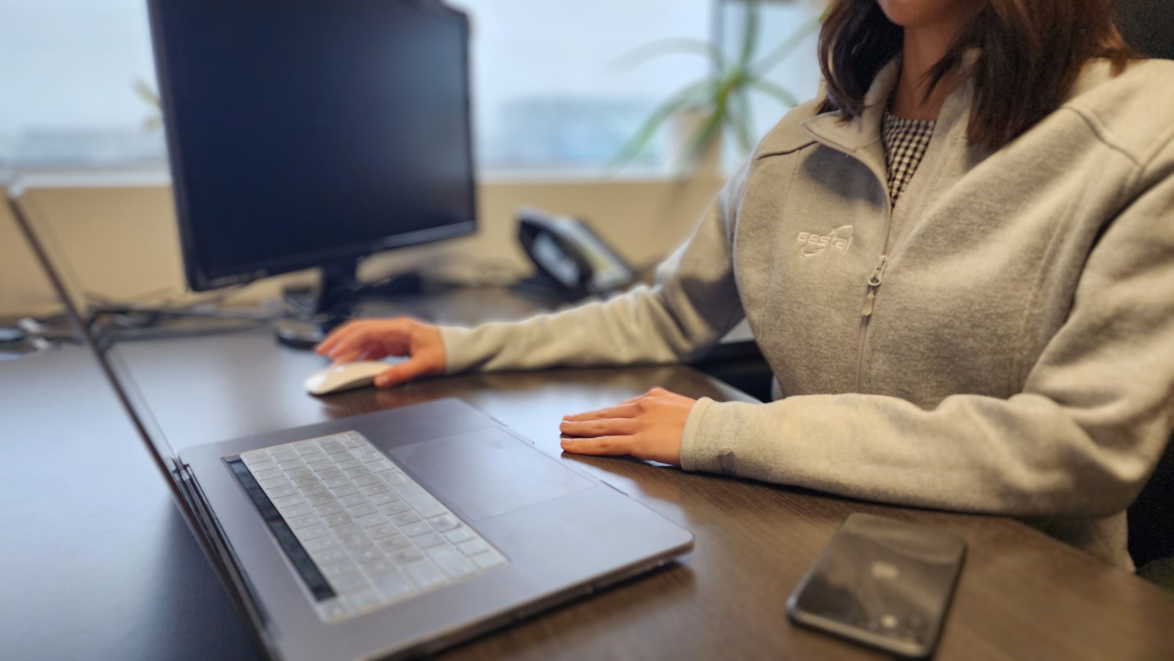 Women at desk