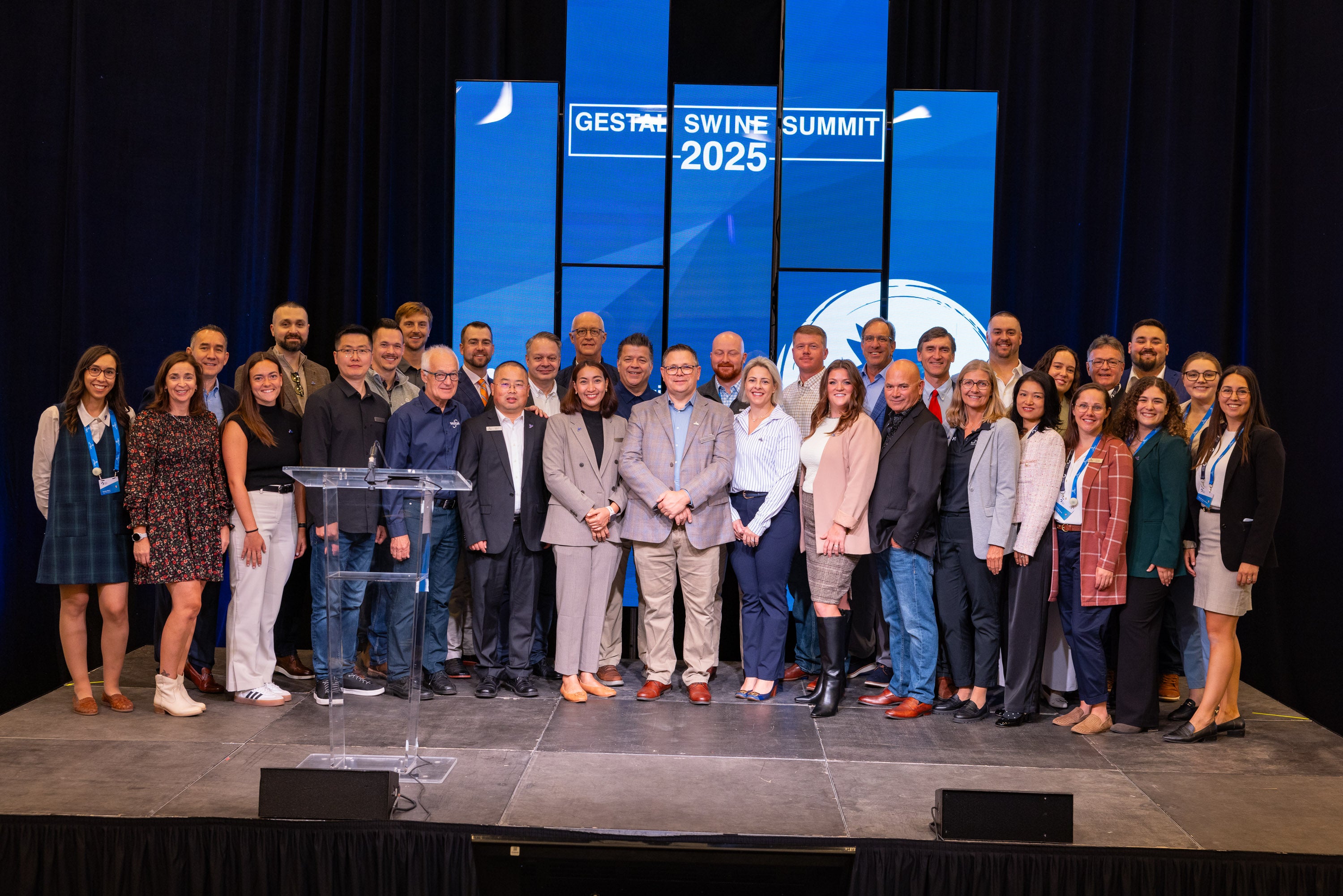 Members of Jyga team at the GESTAL Swine Summit 2025