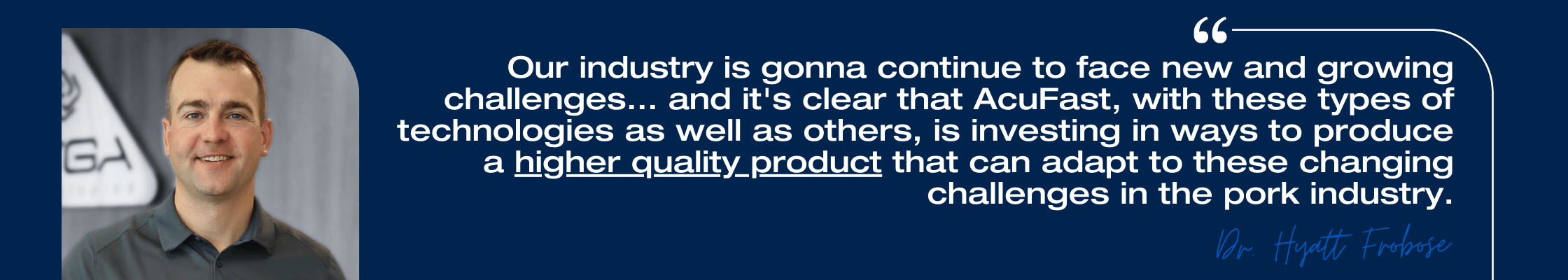 Quote from Hyatt Frobose, nutritionist at Jyga Technologies