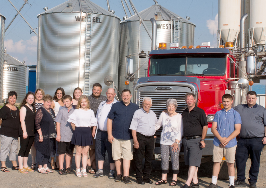 The Lefebvre family in Saint-Lambert-de-Lauzon