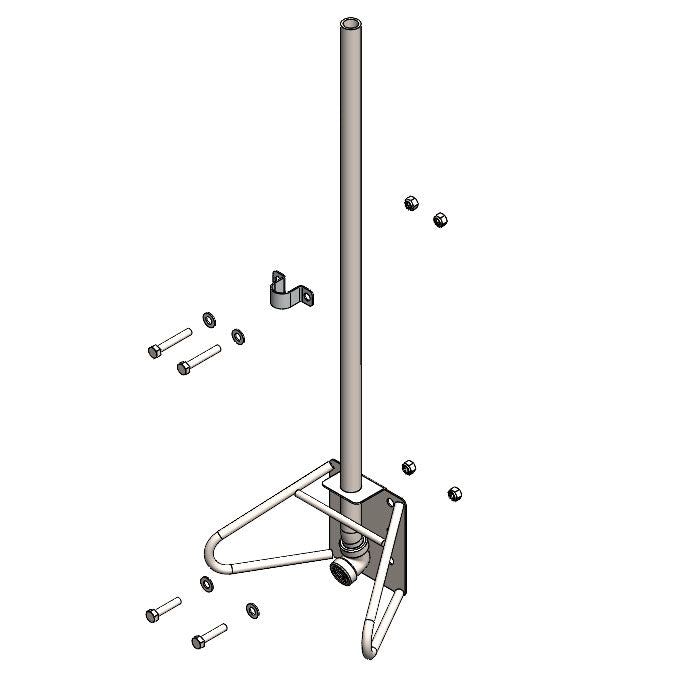 DRINKER KIT 15° WITH 24 DROP TUBE WITH GUARD FOR 3G STALL